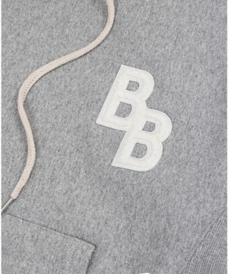 コットンフレンチテリー　ＢＢロゴ　プルオーバー　フーディー　Ｇｒｅｙ　３４０２９００８６