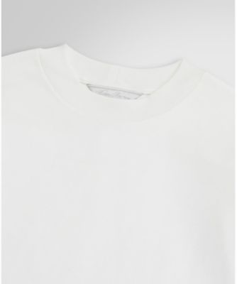 コットンスムース　クルーネック　ロングスリーブ　Ｔシャツ　Ｗｈｉｔｅ　３４０２９０１９８