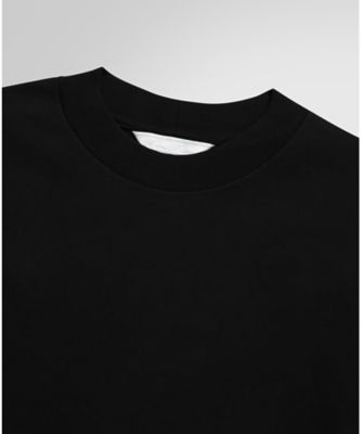 コットンスムース　クルーネック　ロングスリーブ　Ｔシャツ　Ｂｌａｃｋ　３４０２９０２０２