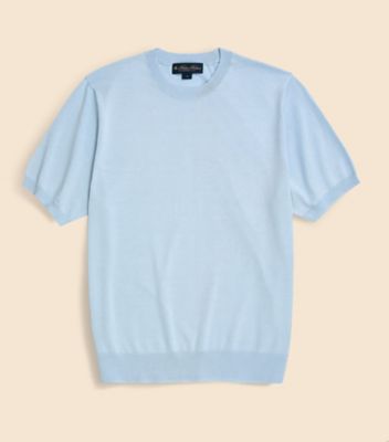 Brooks Brothers/ブルックス ブラザーズ コットン／シルク　クルーネック　ショートスリーブセーター　３３００００７９３