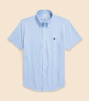 Brooks Brothers/ブルックス ブラザーズ スーピマコットン／ポリエステル　４６ゲージニット　ショートスリーブ　スポーツシャツ　ＲｅｇｕｌａｒＦｉｔ　３３００００８１５