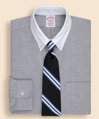 Brooks Brothers/ブルックス ブラザーズ ＪＡＰＡＮ　ＴＲＡＤ．　スーピマコットン　６つ釦　クレリックドレスシャツ　Ｔｒａｄｉｔｉｏｎａｌ　Ｆｉｔ　３３００００８２４
