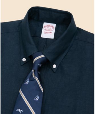 ＪＡＰＡＮ　ＴＲＡＤ．　アイリッシュリネン　６つ釦　ドレスシャツ　Ｔｒａｄｉｔｉｏｎａｌ　Ｆｉｔ　３３００００８２７