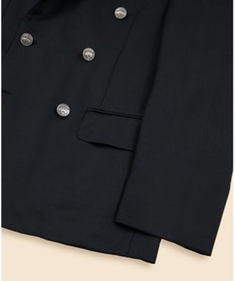ＪＡＰＡＮ　ＴＲＡＤ．　ウール　ダブル６釦ブレザー　Ｃｌａｓｓｉｃ　Ｍａｄｅ　ｂｙ　ＲＩＮＧ　ＪＡＣＫＥＴ　３３００００８４５