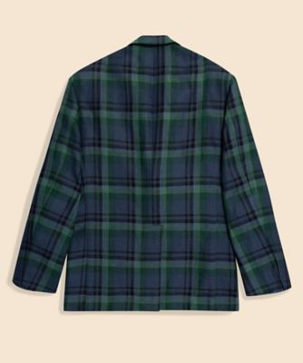 ＪＡＰＡＮ　ＴＲＡＤ．　アイリッシュリネン　タータンチェック　段返り３釦フックベントジャケット　Ｔｒａｄｉｔｉｏｎａｌ
