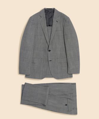 Brooks Brothers/ブルックス ブラザーズ JAPAN TRAD. ウール グレンプラッド 2釦スーツ Classic Made by RING JACKET 330000850