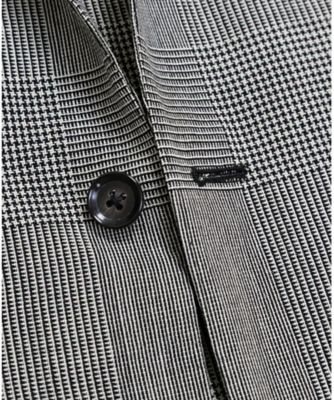 ＪＡＰＡＮ　ＴＲＡＤ．　ウール　グレンプラッド　２釦スーツ　Ｃｌａｓｓｉｃ　Ｍａｄｅ　ｂｙ　ＲＩＮＧ　ＪＡＣＫＥＴ　３３００００８５０