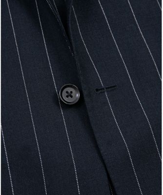 ＪＡＰＡＮ　ＴＲＡＤ．　ウール　ストライプ　２釦スーツ　Ｃｌａｓｓｉｃ　Ｍａｄｅ　ｂｙ　ＲＩＮＧ　ＪＡＣＫＥＴ　３３００００８５１