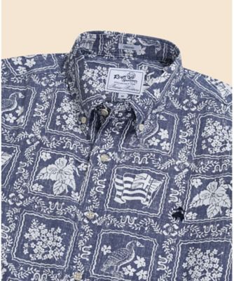 Ｂｒｏｏｋｓ　Ｂｒｏｔｈｅｒｓ×Ｒｅｙｎ　Ｓｐｏｏｎｅｒ　コットン／ポリエステル　ボタンダウン　アロハシャツ　３３００００８５９