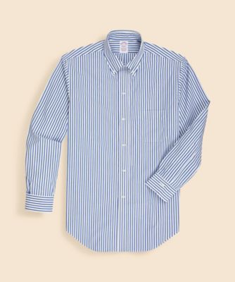 ＪＡＰＡＮ　ＴＲＡＤ．　スーピマコットン　ブロード　ストライプ　６つ釦　ドレスシャツ　Ｔｒａｄｉｔｉｏｎａｌ　Ｆｉｔ　３３００００９０８