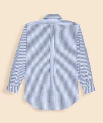 ＪＡＰＡＮ　ＴＲＡＤ．　スーピマコットン　ブロード　ストライプ　６つ釦　ドレスシャツ　Ｔｒａｄｉｔｉｏｎａｌ　Ｆｉｔ　３３００００９０８