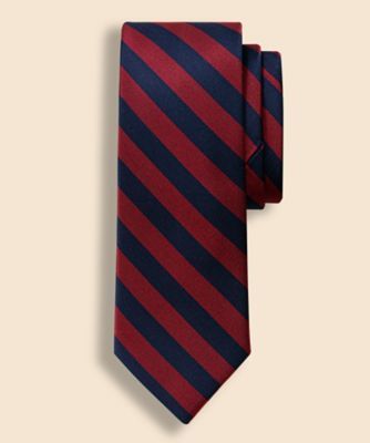 Brooks Brothers/ブルックス ブラザーズ シルク ガードストライプ レップタイ Made in USA 330000938