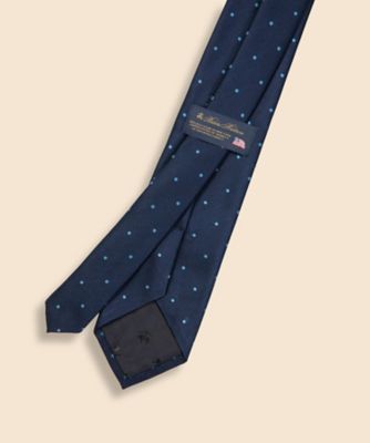シルク ドット レップタイ Made in USA