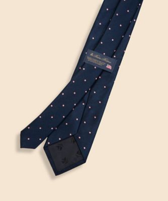 シルク ドット レップタイ Made in USA