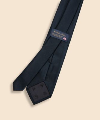 シルク ソリッド レップタイ Made in USA