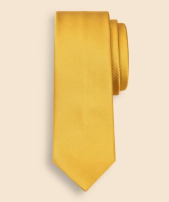 タイユアタイ　ネクタイ　黄色　無地　ニットタイ タイユアタイ ネクタイ 黄色 無地 ニットタイ （TIE YOUR TIE