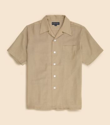 Brooks Brothers/ブルックス ブラザーズ コットン　バスケットウィーブ　キャンプシャツ　３３０００１１７１