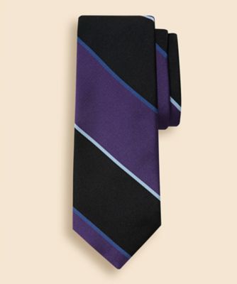 Brooks Brothers/ブルックス ブラザーズ JAPAN TRAD. シルク/コットン モガドール ラージ アーガイルサザーランドストライプ レップタイ 330001209