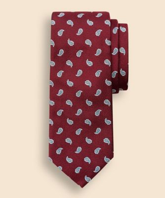 Brooks Brothers/ブルックス ブラザーズ シルク スモールペイズリー ジャカードタイ 330001222