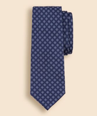 Brooks Brothers/ブルックス ブラザーズ シルク　フラワーモチーフ　ジャカードタイ　３３０００１２５６