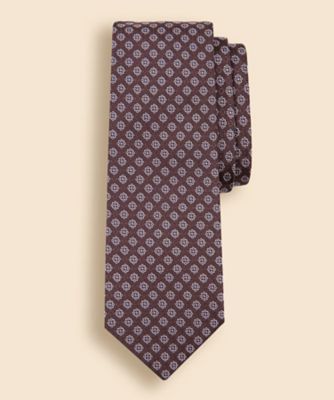 Brooks Brothers/ブルックス ブラザーズ シルク　フラワーモチーフ　ジャカードタイ　３３０００１２５７