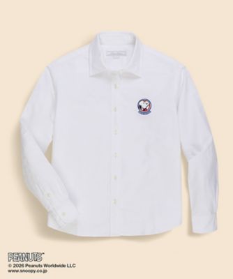 ＜Brooks Brothers＞×ＰＥＡＮＵＴＳ　オックスフォード　スヌーピーエンブレム　クロップドシャツ　３３０００１９９１