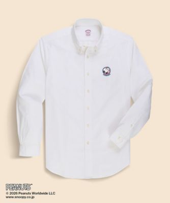 ＜Brooks Brothers＞×ＰＥＡＮＵＴＳ　スーピマコットン　スヌーピーエンブレムエンブロイダリー　スポーツシャツ　Ｔｒａｄｉｔｉｏｎａｌ　Ｆｉｔ　３３０００２１８５