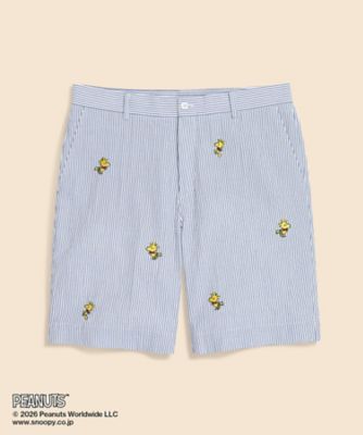 Brooks Brothers/ブルックス ブラザーズ &times;ＰＥＡＮＵＴＳ　シアサッカー　ウッドストックエンブロイダリー　ショーツ　３３０００２２３３