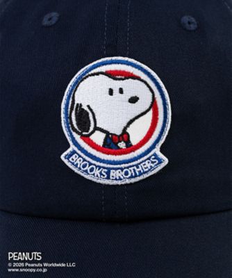 PEANUTS コットンツイル スヌーピーエンブレム ベースボール