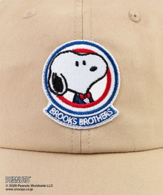 PEANUTS コットンツイル スヌーピーエンブレム ベースボール