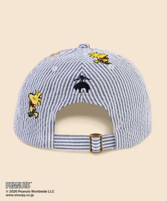PEANUTS シアサッカー ウッドストックエンブロイダリー ベース