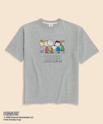Brooks Brothers/ブルックス ブラザーズ Ｂｒｏｏｋｓ　Ｂｒｏｔｈｅｒｓ&times;ＰＥＡＮＵＴＳ　コットン　ピーナッツ・ギャングプリント　Ｔシャツ　３３０００２４６２