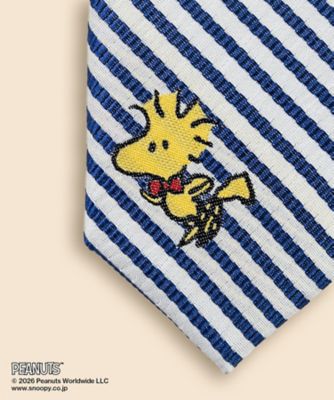 PEANUTS シルク シアサッカー スヌーピー＆ウッドストック ジャ