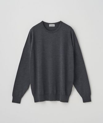 クルーネック長袖ニットプルオーバー 24G MODERN FIT