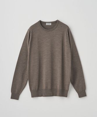 クルーネック長袖ニットプルオーバー 24G MODERN FIT