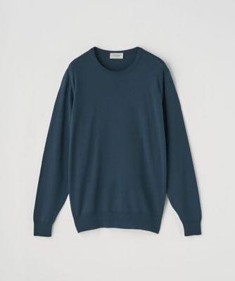 クルーネック長袖ニットプルオーバー 24G MODERN FIT