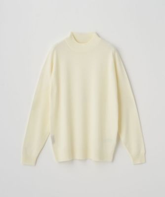 モックネック長袖ニットプルオーバー 24G MODERN FIT