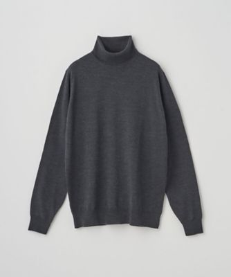タートルネック長袖ニットプルオーバー 24G MODERN FIT