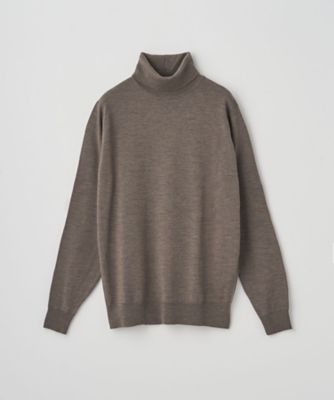 タートルネック長袖ニットプルオーバー 24G MODERN FIT