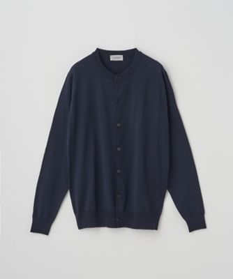 JOHN SMEDLEY クルーネックカーディガン 24G クルーネック長袖ニットカーディガン 24G MODERN FIT