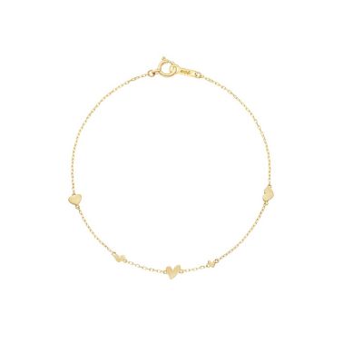 ＜AHKAH(Women)＞シャボンハートブレスレット　ＡＢ０８４７０１０５００