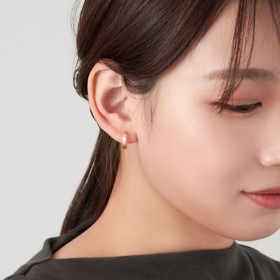 ピンクゴールド　フープ　ピアス　ＡＧＡＡ１５９３　ＰＧ