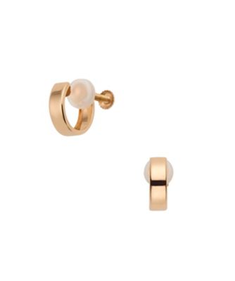 ＜Vendome Aoyama (Women)＞Ｋ１８ＰＧ　フープ　イヤリング　ＡＧＡＥ１６０６　　ＰＧ