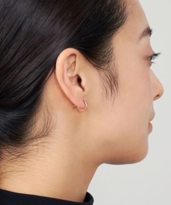 みっちゃんページ＊フープイヤリング K18PG フープ イヤリング AGAE1606 PG | Vendome