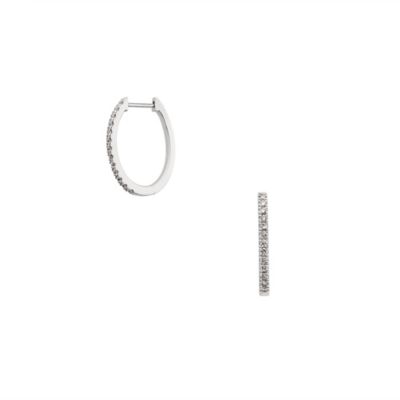 ＜Vendome Aoyama (Women)＞ダイヤモンド　フープピアス　ＡＧＢＡ１２０９　　ＤＩ