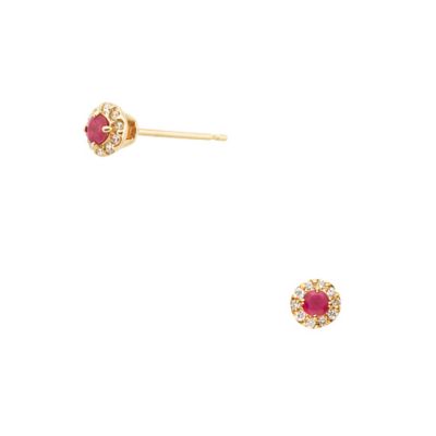 ＜Vendome Aoyama (Women)＞ルビー　ピアス　ＡＧＶＡ１２７５　　ＲＵ