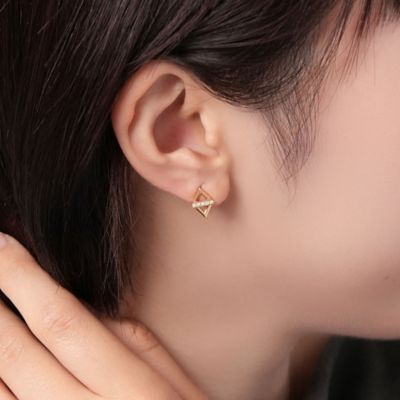 ダイヤモンド　ピアス　ＡＧＶＡ１５７７　ＤＩ