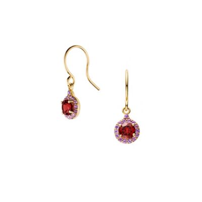 ＜Vendome Aoyama (Women)＞ガーネット　アメシスト　ピアス　ＡＧＶＡ１５８６　ＧＮ