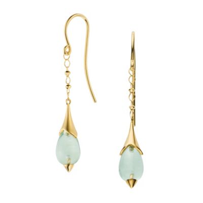 ＜Vendome Aoyama (Women)＞グリーンクォーツ　ピアス　ＡＧＶＡ１５８８　ＧＱ