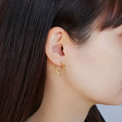 イエローゴールド　ピアス　ＡＧＶＡ１５９２　ＹＧ